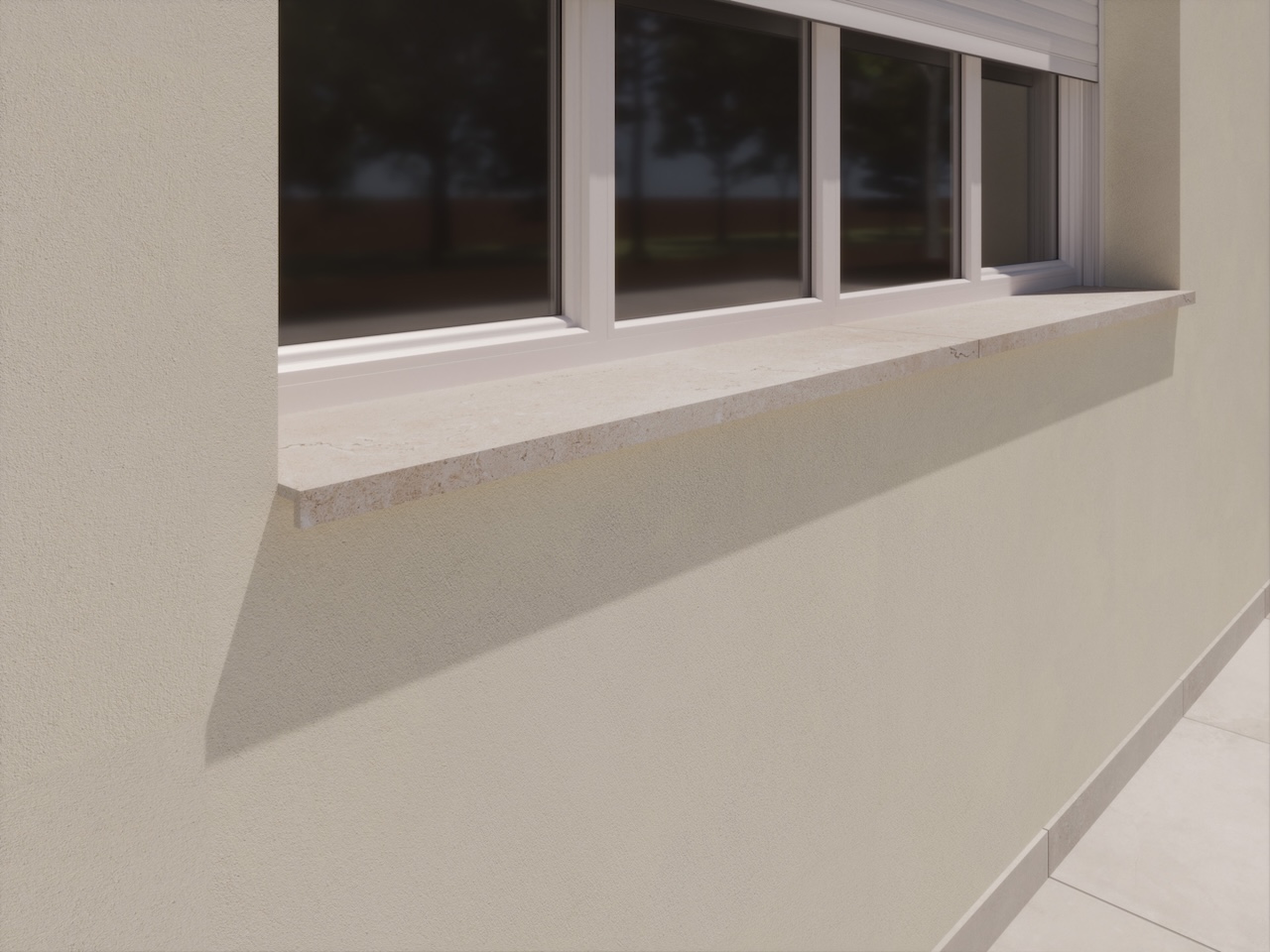 Vierteaguas a medida para muros de ventanas